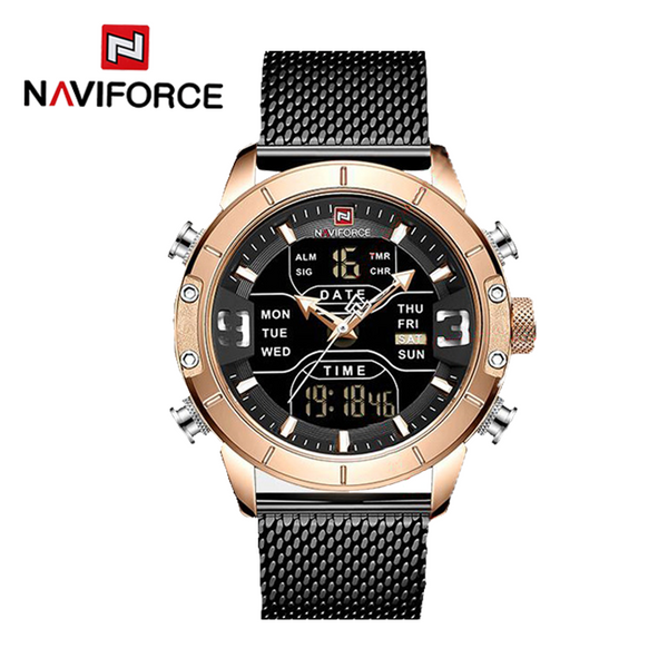 Reloj Naviforce  NF9153M Analógico y Digital de Acero