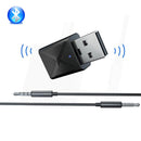 Transmisor Bluetooth 5.0 con Conexion Auxiliar para TV PC Radio Autoradio