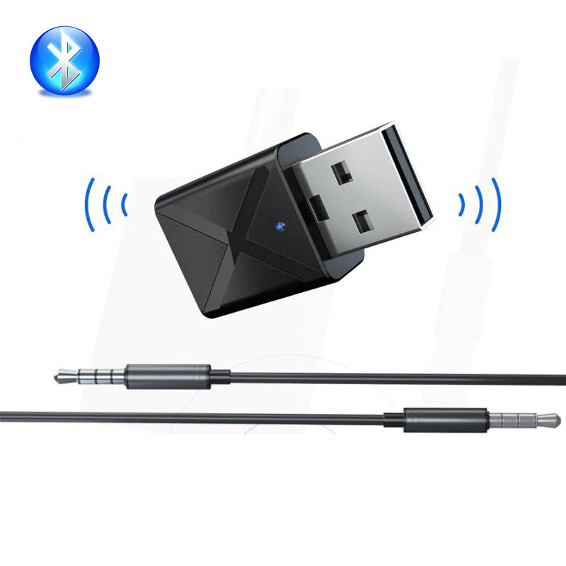 Transmisor Bluetooth 5.0 con Conexion Auxiliar para TV PC Radio Autoradio