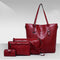 Cartera Curren MOD4 Cuero Sintetico Set de 4 Unidades