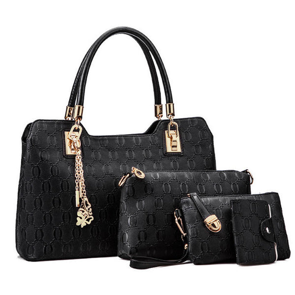 Cartera Curren MOD12 Cuero Sintético Set de 4 Unidades