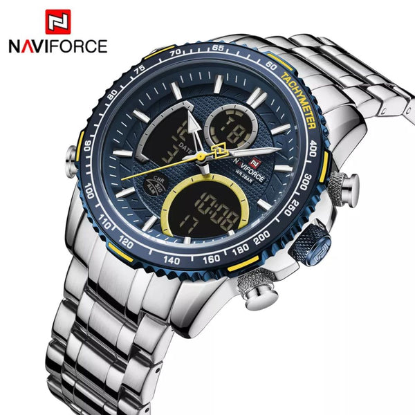 Reloj Naviforce NF9182 Analógico y Digital de Acero