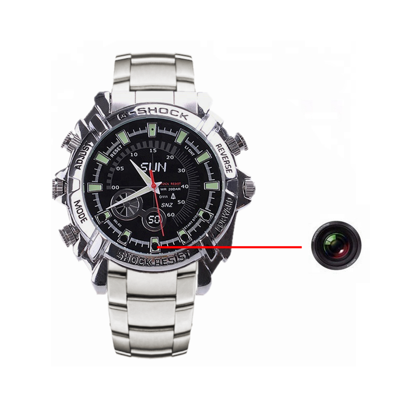 Camara Reloj W6000 Full HD - Memoria Interna 16 Gb