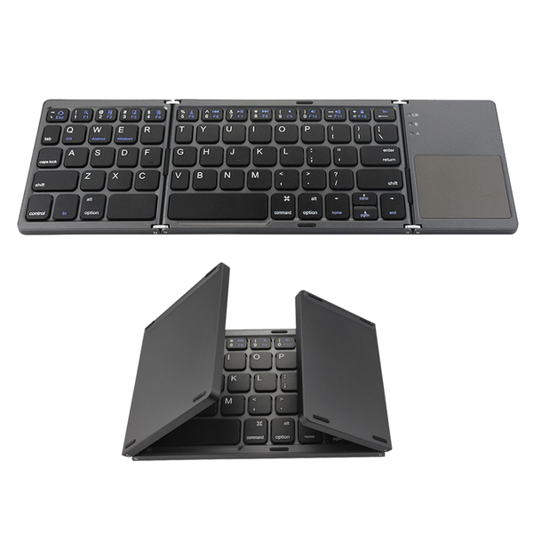 Teclado Bluetooth Plegable Compatible Con Celulares, Tablets, PC, Laptop