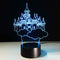 Lampara 3D LED Castillo Multicolor