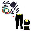 Ropa deportiva (top+pantaloneta+faja) + Set 5 ligas de Resistencia