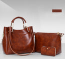 Cartera Curren MOD9 Cuero Sintético Set de 3 Unidades