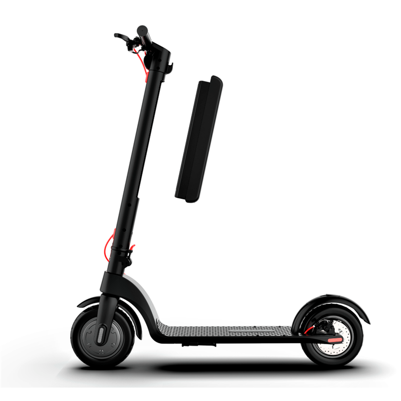 Scooter electrico X8 Motor 350W Bateria Panasonic 12,8Ah + Llantas 10 pulgadas  + Casco