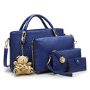 Cartera Curren MOD3 Cuero Sintetico Set de 4 Unidades