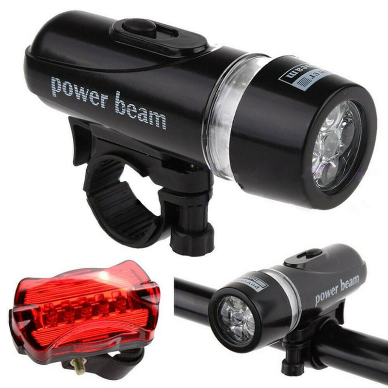 Holder Wheel Up Impermeable + Luz LED Frontal y Trasera para Bicicleta