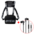 Mochila Pechera + Audífono Xiaomi Mi Piston Fresh