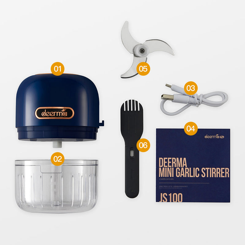 Picador Electrico Xiaomi Deerma DEM-JS200 para Ajos Cebollas