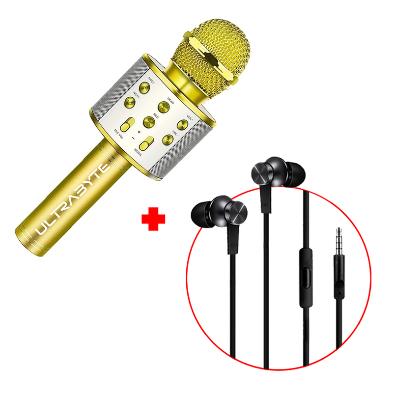 Micrófono Parlante Ultrabyte WS-858 + Audífono Xiaomi Piston HSEJ03JY