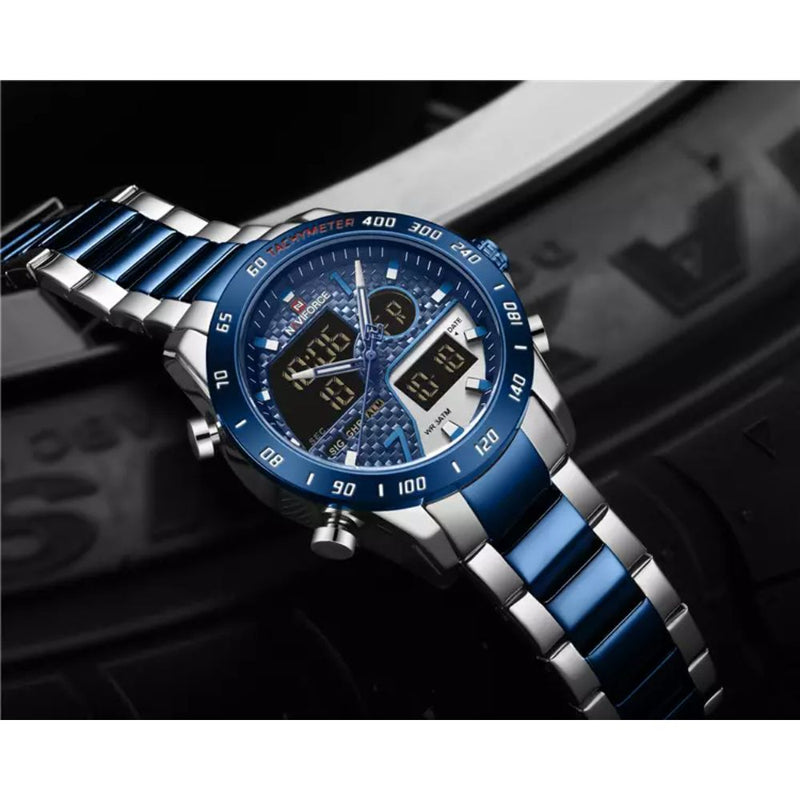 Reloj Naviforce NF9171 Analógico y Digital de Acero