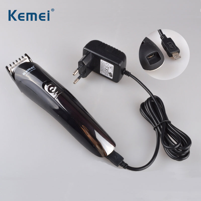 Maquina Para Cortar Cabello 6 en 1 KEMEI Km-600 Inalámbrica Recargable Profesional - Barba, Nariz, Cejas, Orejas y Mas