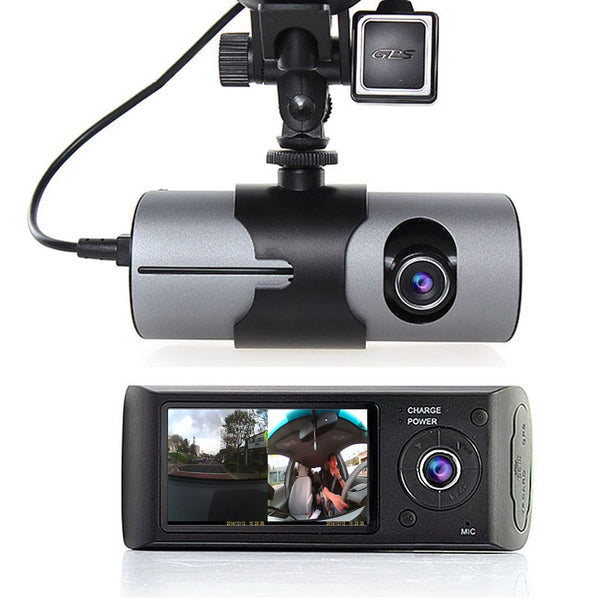 Camara Para Auto R300 HD Doble Lente - Gps