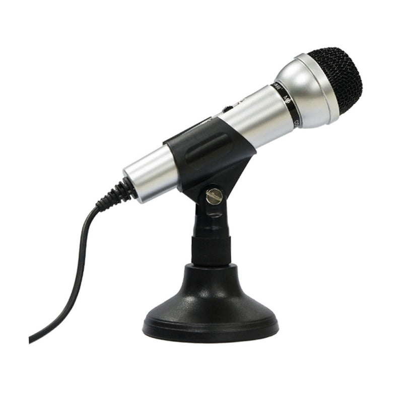 Teclado USB para PC + Microfono Pedestal + Sujetador Flexible