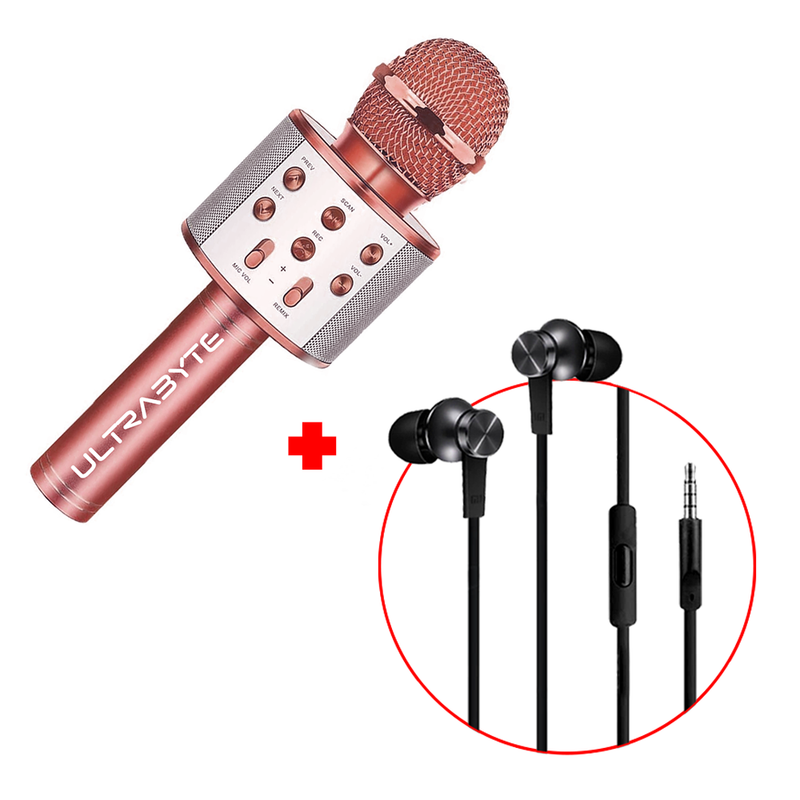 Micrófono Parlante Ultrabyte WS-858 + Audífono Xiaomi Piston HSEJ03JY