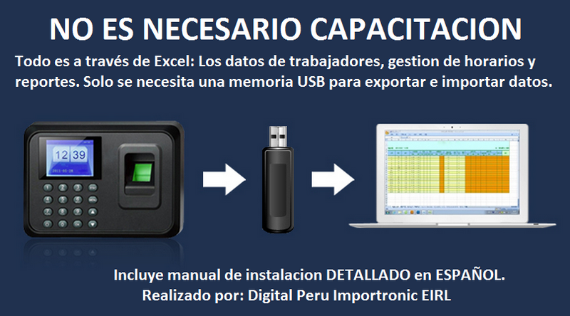 Control De Asistencia con Lector De Huella Digital