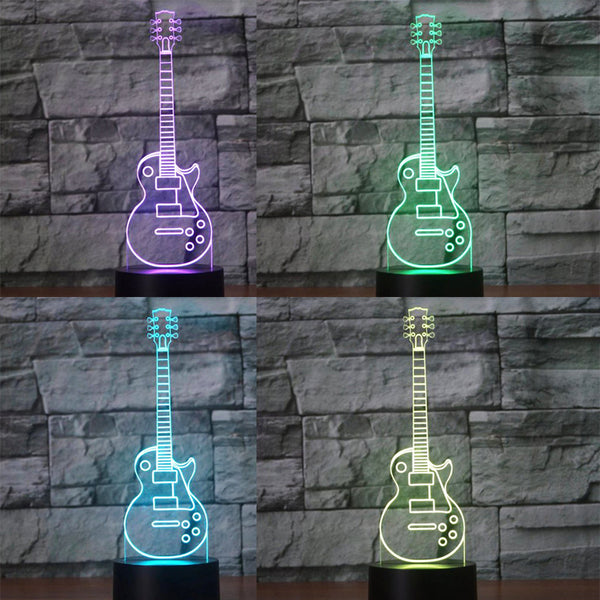 Lampara 3D MOD10 Guitarra Electrica
