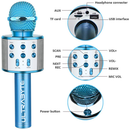 Parlante Microfono Bluetooth Ultrabyte WS-858 para Karaoke - Niños y Adultos