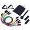 Bandas de Resistencia + Set deportivo (Incluye: soga, rueda abdominal, mancuernas para planchas, ejercitador de manos)