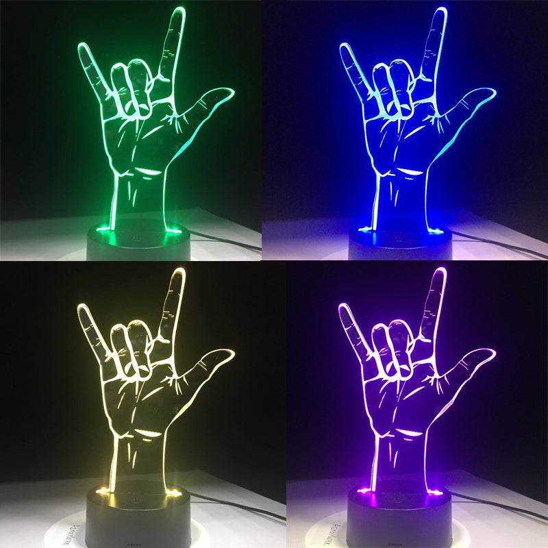 Lampara 3D MOD9 Rock & Roll