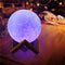 Lampara Luna 3D MOD14 Led Multicolor con Bateria