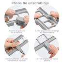 Pack: 4 Unidades de Colgador de Ropa Giratorio Mágico