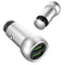 Cargador Para Auto LDNIO C401 con 2 puertos USB 3.6A Carga Rapida + Cable Micro USB Tipo C