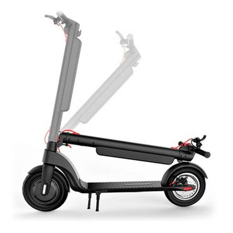 Scooter electrico X8 Motor 350W Bateria Panasonic 12,8Ah + Llantas 10 pulgadas  + Casco