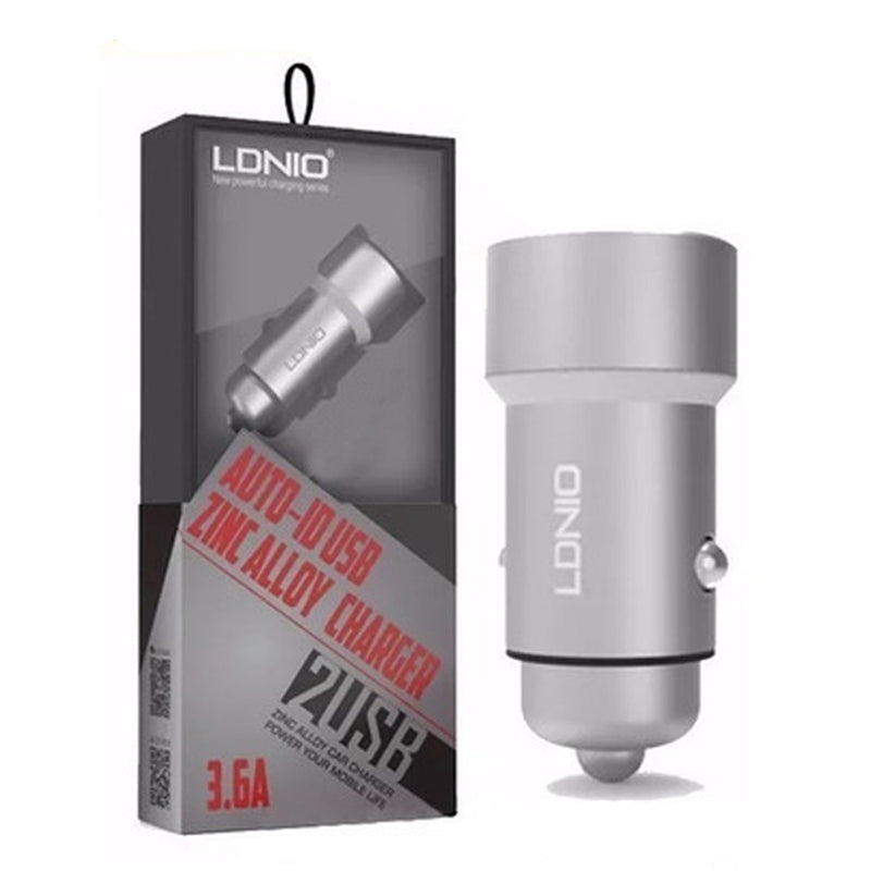 Cargador Para Auto LDNIO Dual 3.6AH C302