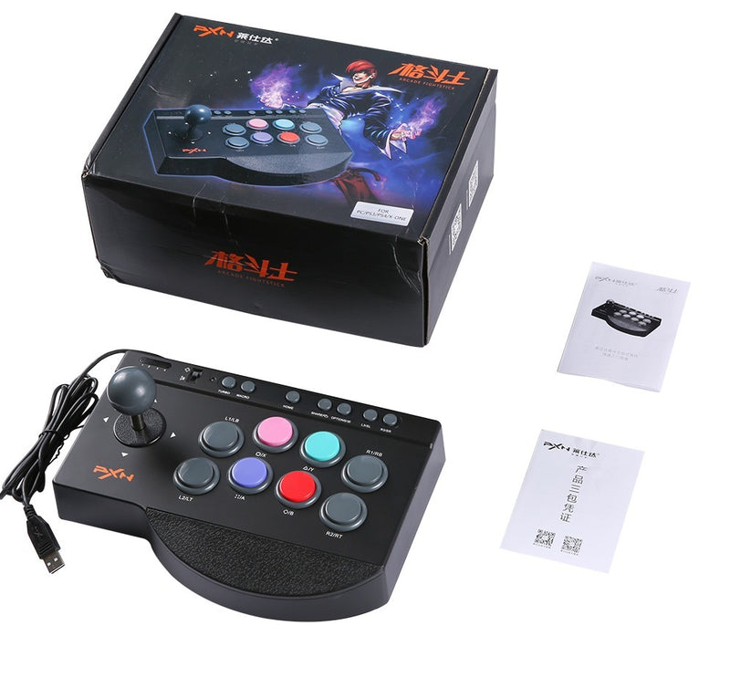 Joystick Arcade PXN-0082, Compatible con PC, PS3,PS4,XBOX ONE, SWITCH y TV BOX