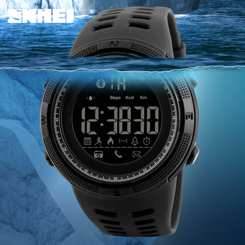 SmartWatch SKMEI 1250 Acuático Antigolpes Podómetro Contometro de Calorías