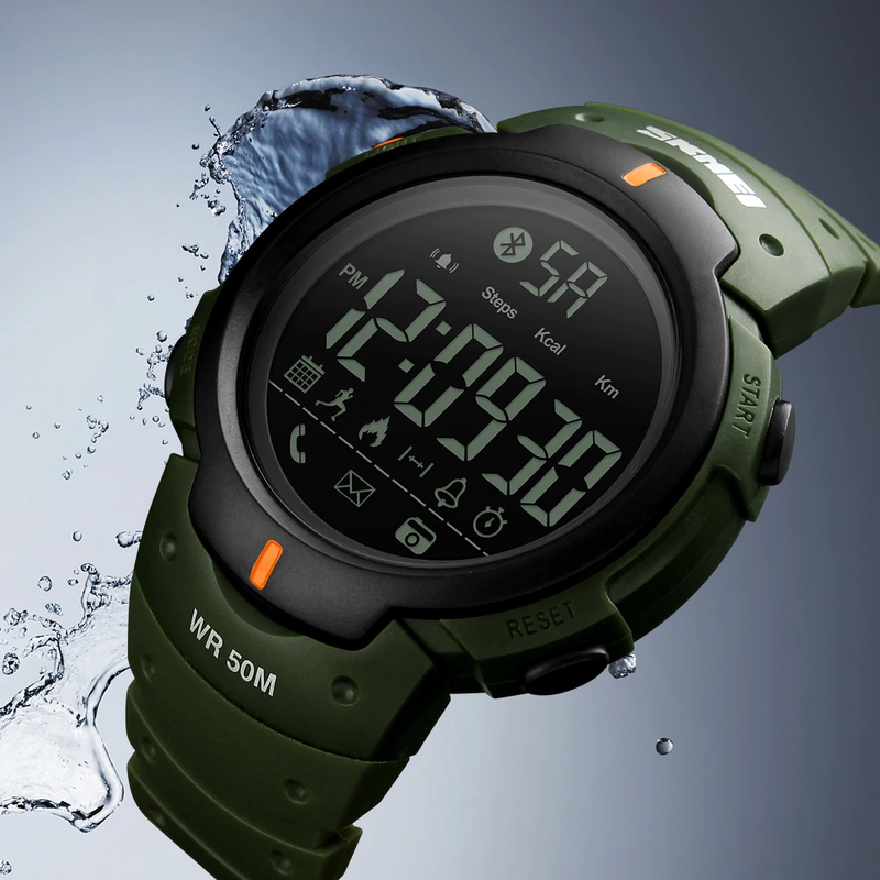 SmartWatch SKMEI 1301 Acuático Antigolpes Podómetro Contometro de Calorías