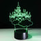 Lampara 3D LED Castillo Multicolor