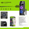 Parlante Bluetooth Eversound EV2001-V Con 2 Bocinas de 4” Karaoke Incluye Microfono