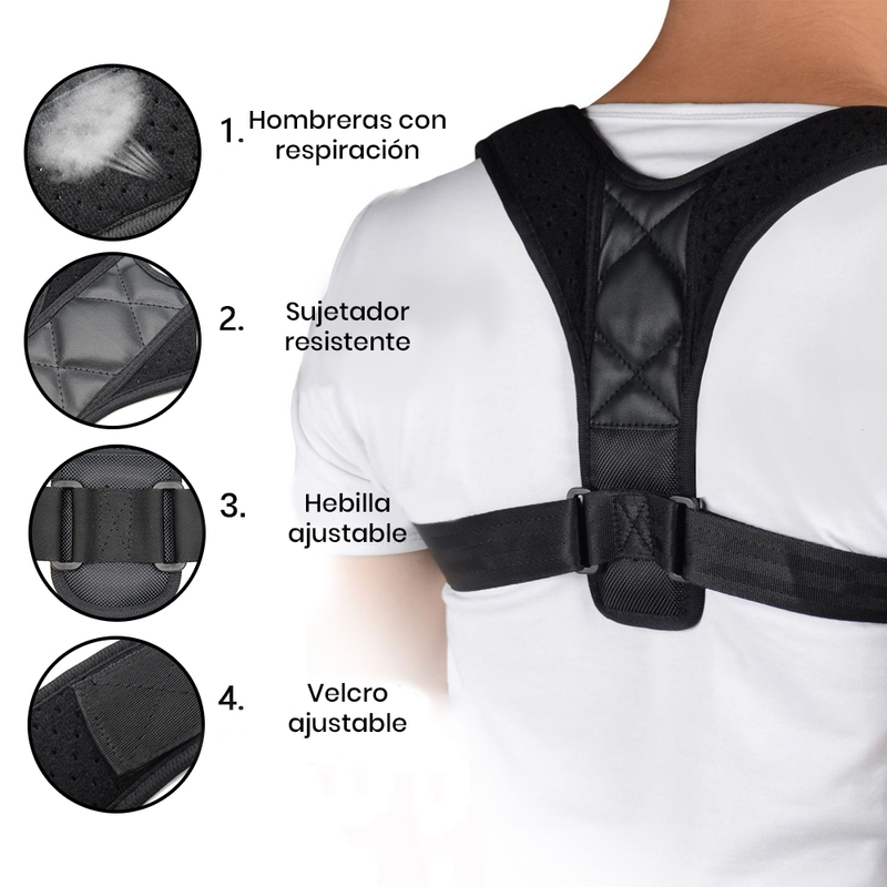Corrector de Postura Espalda Hombre Mujer