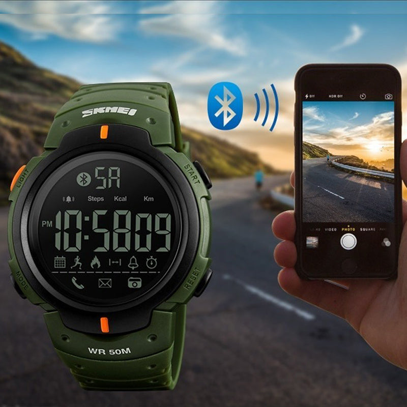 SmartWatch SKMEI 1301 Acuático Antigolpes Podómetro Contometro de Calorías