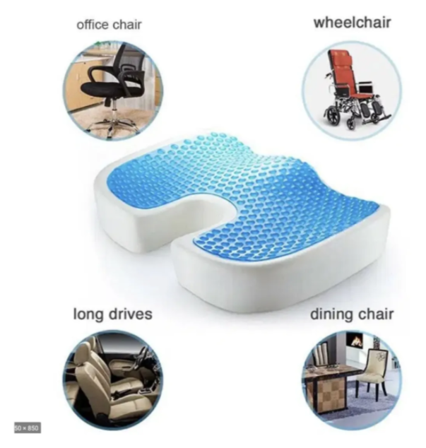 Cojín Para Silla o Auto Con Superficie De Gel